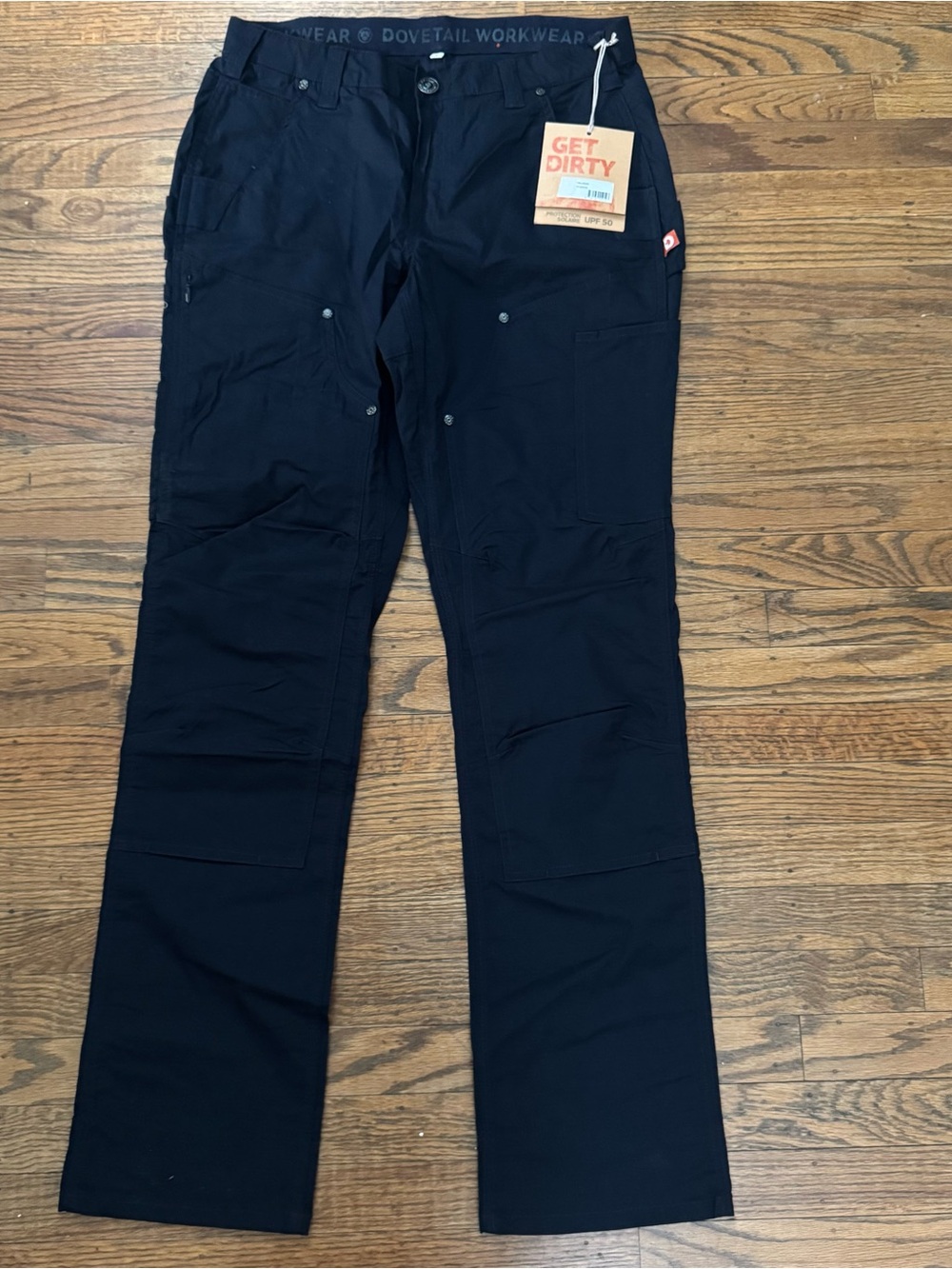 Dovetail Britt X Ultralight Work Pant in Navy Ripstop 8x32 NWT